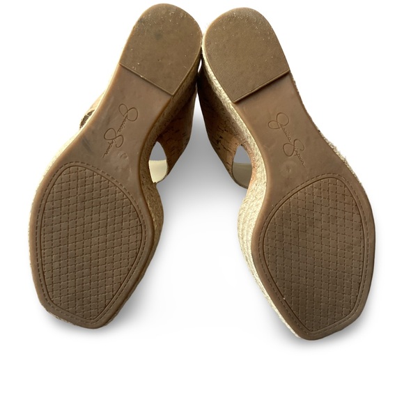 Jessica Simpson Tan Wedge Sandals - Picture 4 of 5